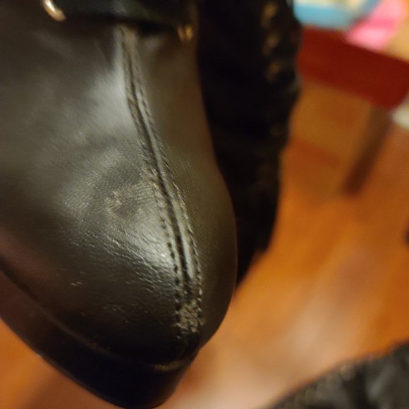 Black Bebe Over-The-Knee Stiletto Boots Women's size 7 - Picture 14 of 15